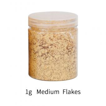 Edible FDA Gold Foil Medium Flakes